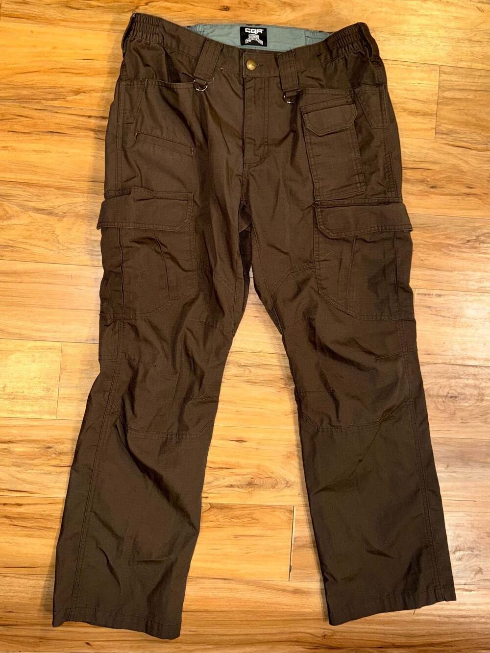 CQR Tactical Cargo Pants Men's 32x30 Brown Ripstop